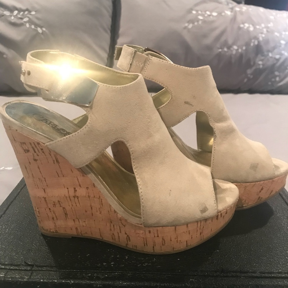 Carlos by Carlos Santana Wedges sz. 8
